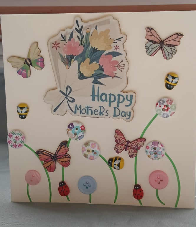 Handmade Mother's day card 