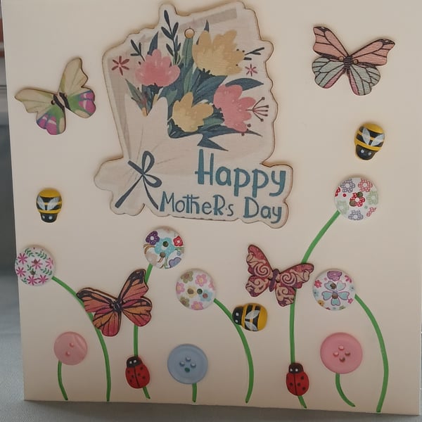 Handmade Mother's day card 