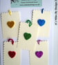 Glitter Heart Gift Tags ( Pack of Five ) - Image 3