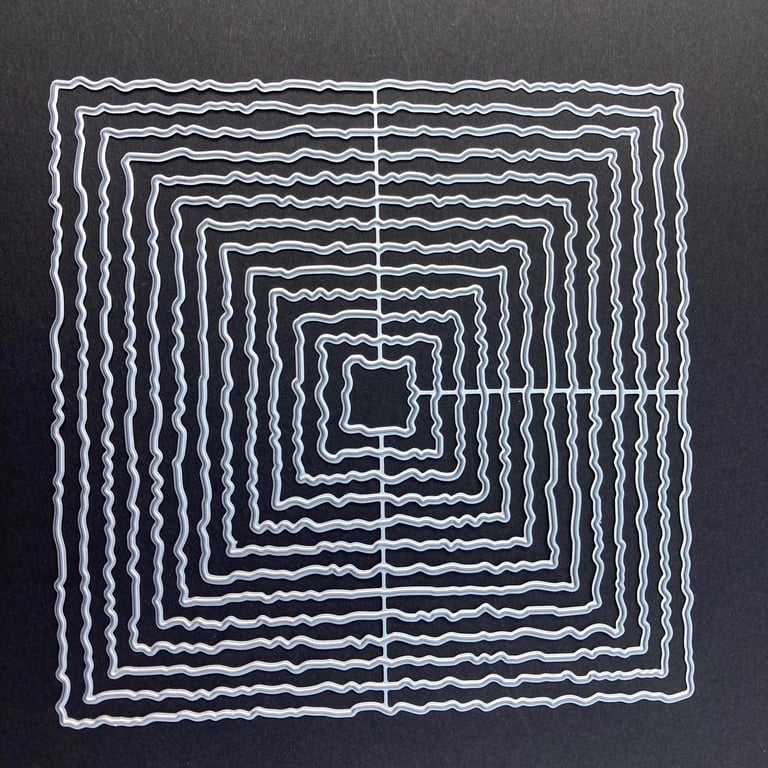 NEW Craft-House 'Square Deckle Edge' 13pcs Essential Nesting Dies