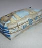 Elephant Print Project Holder. Lined Purse. Zipped Holdall. - Image 3