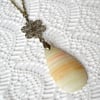 Sale! 50% off! Long Agate Pendant
