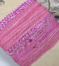 Small Dark Cochineal Pink Natural Dye Textured Thread Pack - Image 3