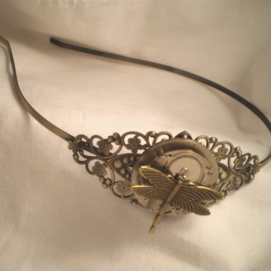 Steampunk Dragonfly Hairband