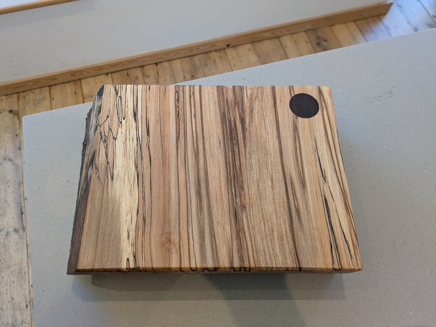 Stunning unique spalted beech English hardwood chopping, cutting serving boards