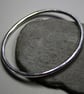 Silver Bangle oval bangle  - Image 5
