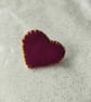 Handmade heart felt ring  - Image 1