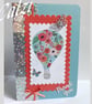 Floral Balloon Thank You Card - Image 1