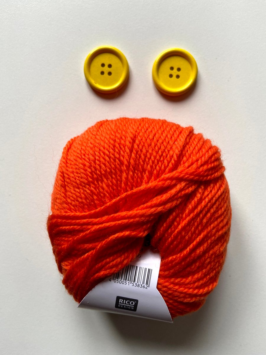 Triple braid headband kit - Knitting, crafts, handmade - Orange