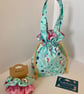 Beautiful Childs Bag - Dolly Bag  with matching hair scrunchies - girls bag set - Image 6