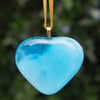 Blue Heart on a Card - Ideal for Mother's Day