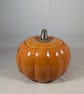 Ceramic Halloween Pumpkin Tea Light Candle Holder Ornament Decoration. - Image 2