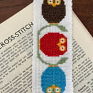 Three Owls Bookmark Counted Cross Stitch Kit