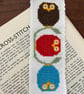 Three Owls Bookmark Counted Cross Stitch Kit