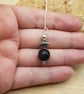 Minimalist Rainbow Obsidian pendant. Reiki charged - Image 3