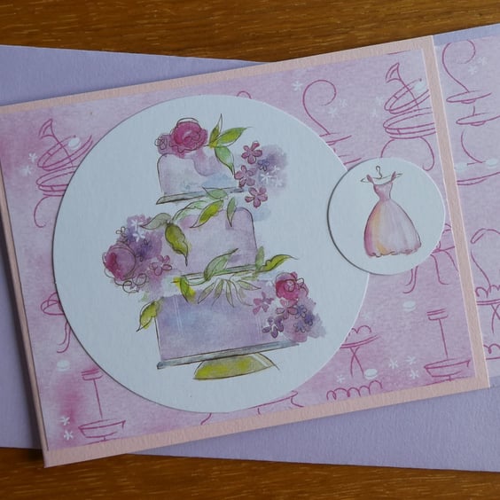 Cake Card - Will You Be My Bridesmaid? ,Wedding, Birthday