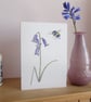 Set of five Flower and Bee Greetings cards - Image 2