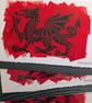 Welsh Dragon Lino Print 