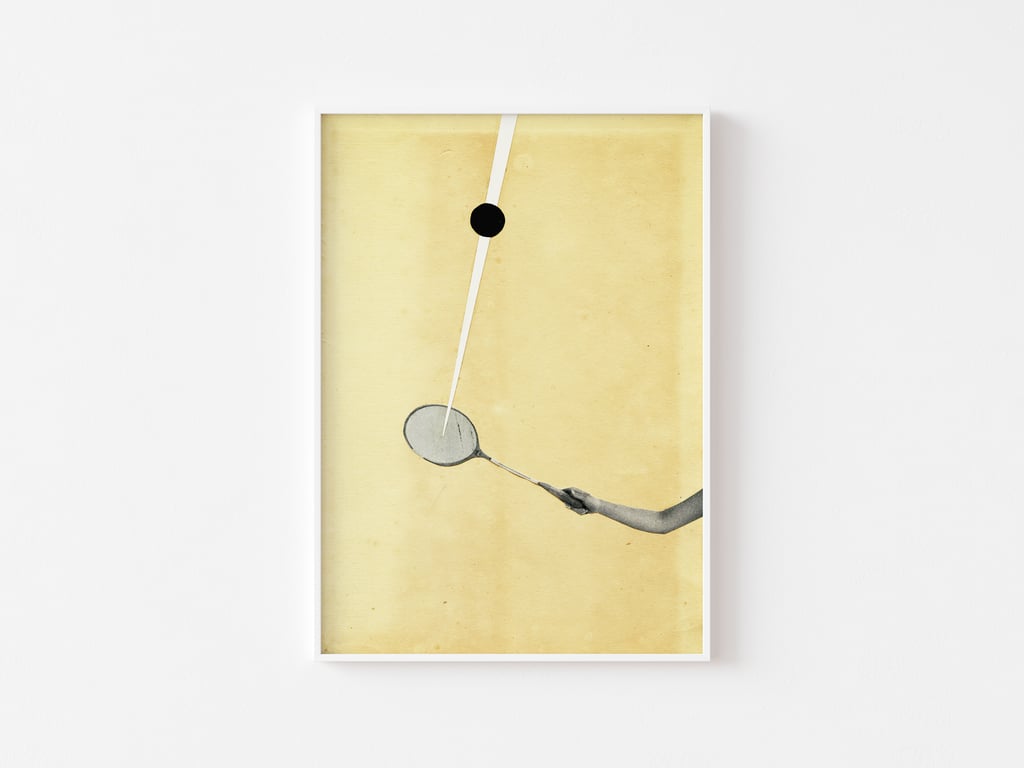 Tennis Art Print - Tennis Elbow
