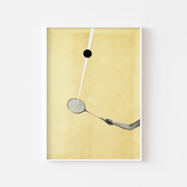 Tennis Art Print - Tennis Elbow