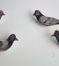 Ceramic pigeon brooch - Image 10