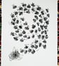 Swarm of Bees - lino cut print - Image 2