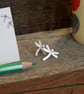 Dainty dragonfly earrings - Image 4