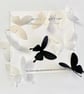 Hand Crafted Silk satin swallowtail butterflies - Image 1