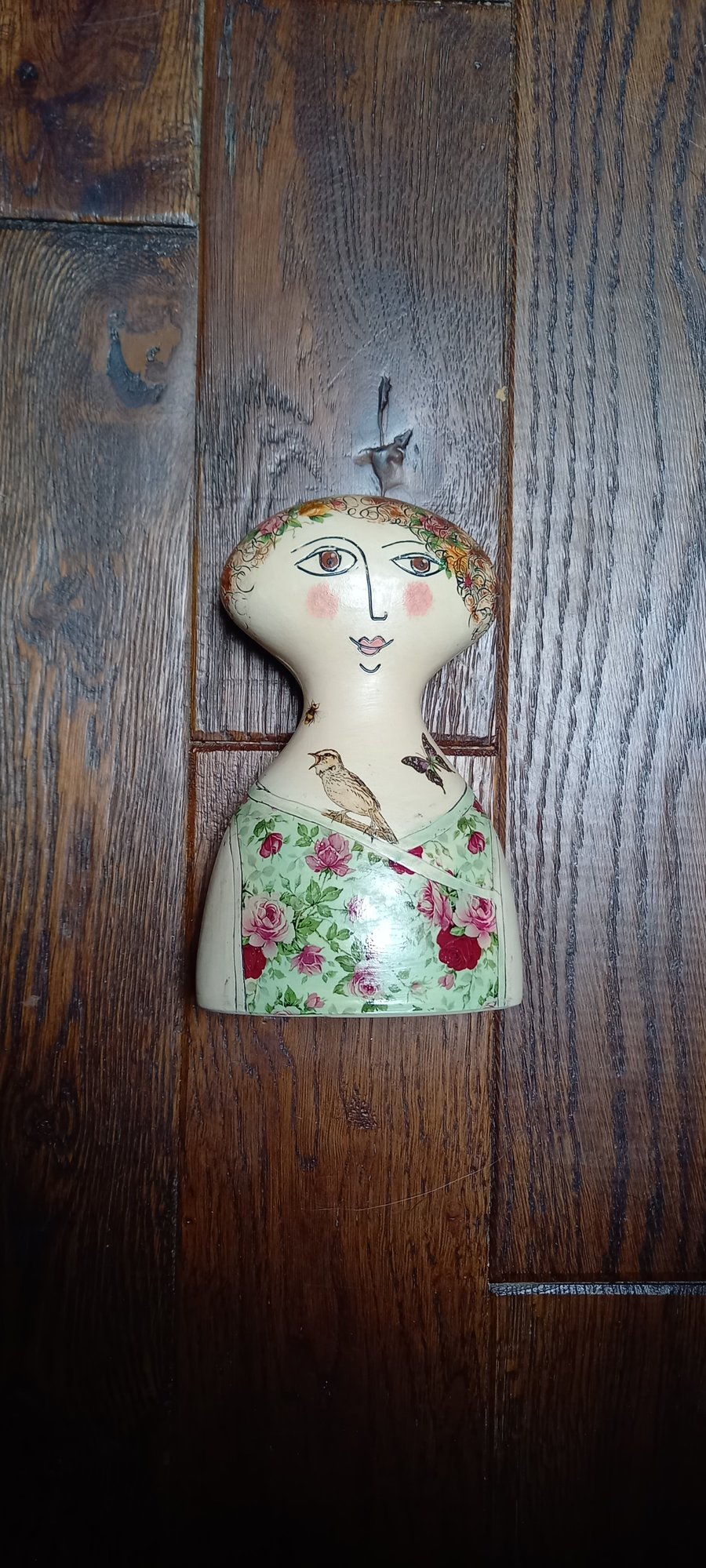 Figurative ceramic vase 