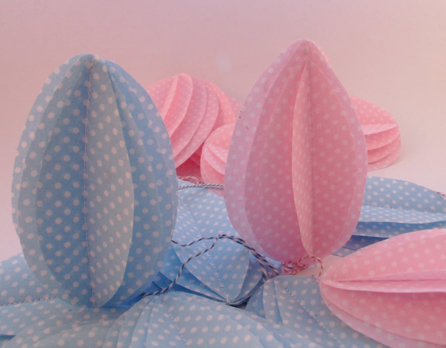 Easter egg bunting, fabric bunting, Easter decoration, bunting, Easter garland