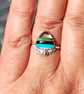 Surfite Adjustable Ring Sterling Silver Stacker Jewellery Gift Handmade Upcycle - Image 1