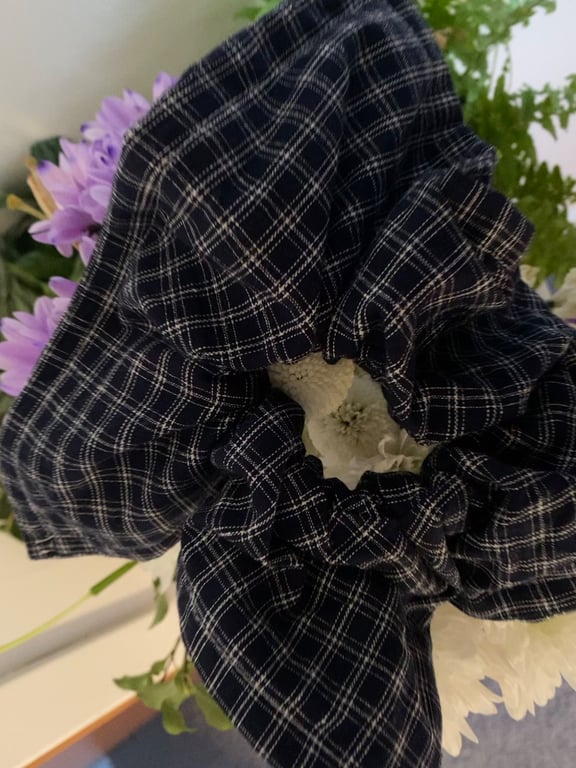Oversized Handmade Rectangle Scrunchie