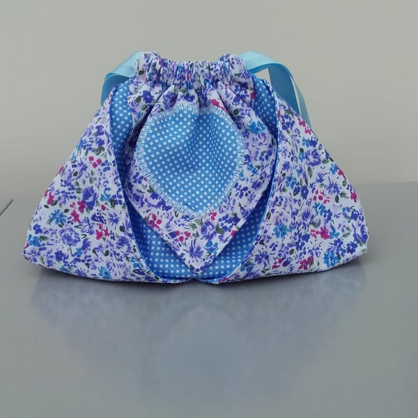 Drawstring Origami Style Pouch