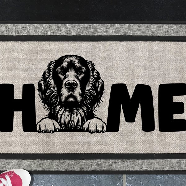 Gordon Setter Home Door Mat No.2 - All Weather Doormat - 45x70cm 