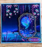 Blank Hummingbird Card – Magical Night Garden – Lots of Love