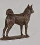 Standing Shiba Inu Animal Statue Small Bronze Resin Sculpture - Image 6