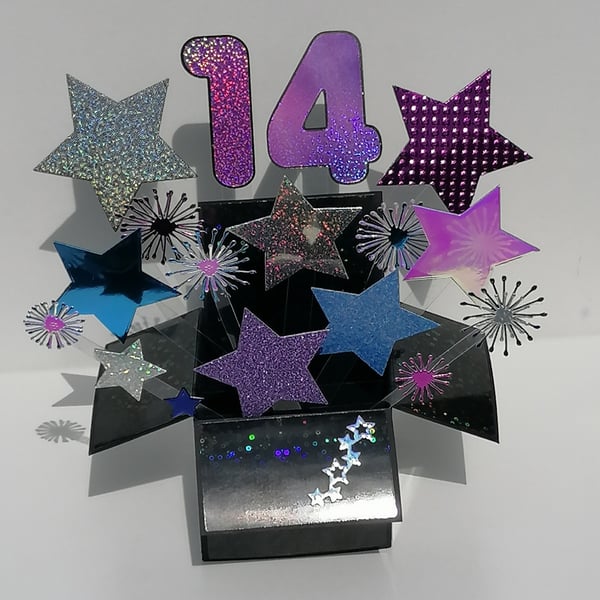 Custom age pop up card