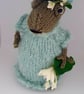 Hand Knitted Toad - Isabella