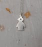 Recycled Sterling Silver Penguin Pendant Necklace – Handmade Animal Jewellery - Image 4