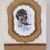 Dachshund Greeting Card