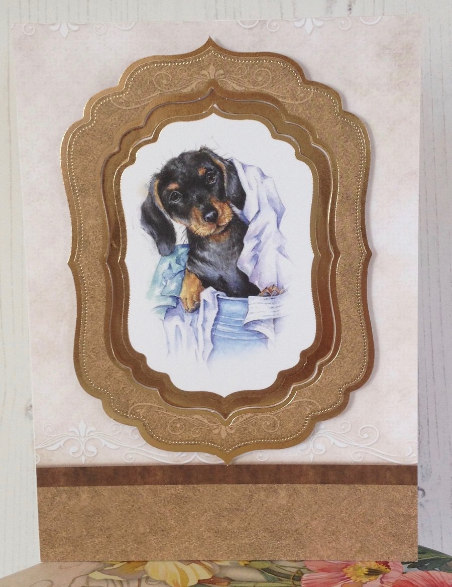 Dachshund Greeting Card