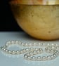 Very Pale Gold Freshwater Pearl Necklace - Image 1