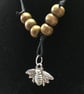 Silver Bumblebee Necklace DnD Magical Item