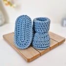Crochet Baby Booties – New Baby Gift for Newborn to 6 Months