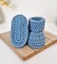 Crochet Baby Booties – New Baby Gift for Newborn to 6 Months
