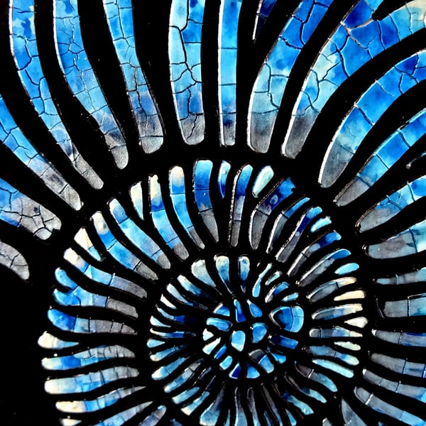 Blue Ammonite - Original Art 
