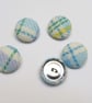 Handwoven Wool Fabric Buttons - Image 1