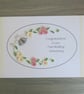 First wedding anniversary card with quilled flowers - Image 4