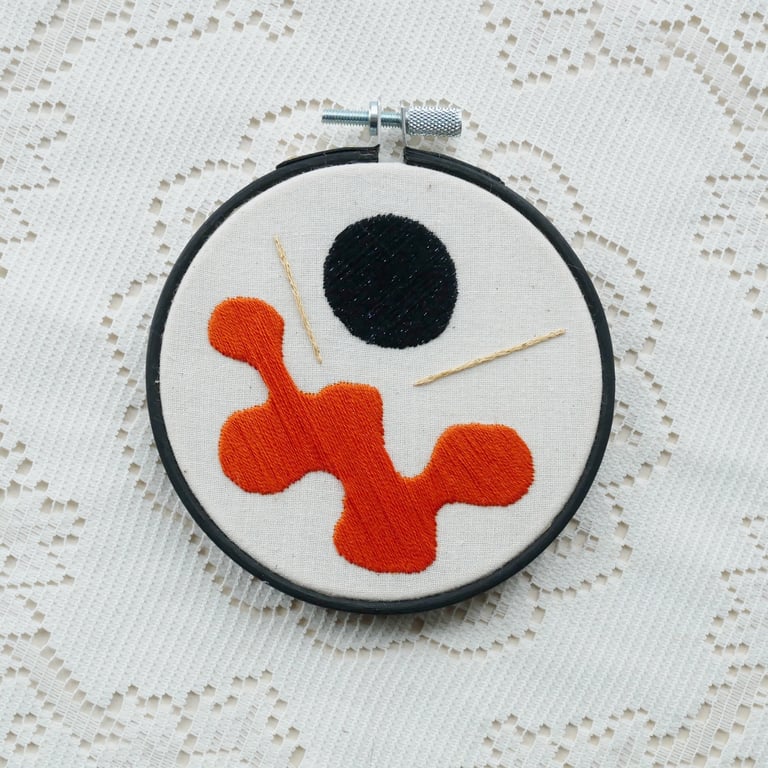 Chaos Theory Abstract No.10 - Time Has No Meaning Any More in Orange