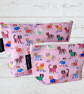 Cosmetic bags pink cats - Image 4